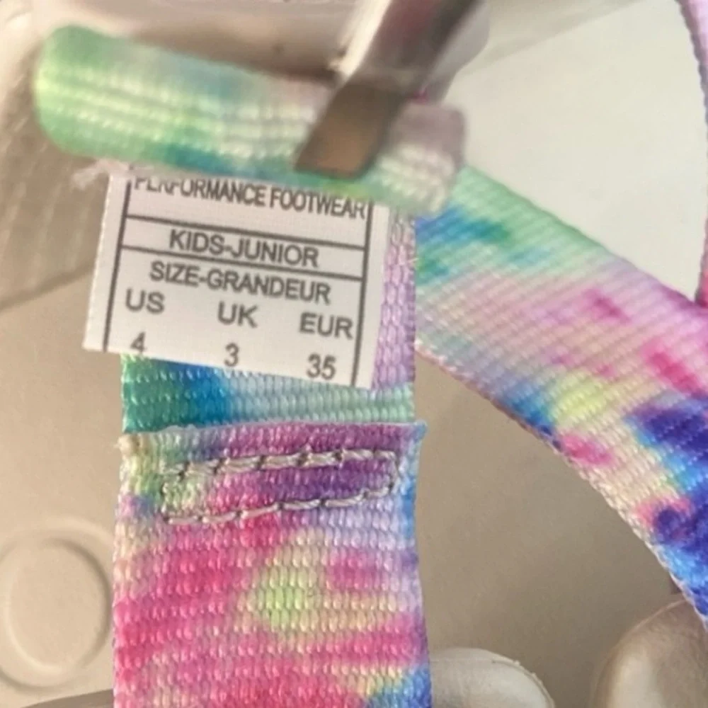 Chaco Chillos Slides Light Tie-Dye Kids Size 4